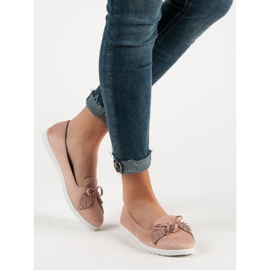 Comer Powder Suede Ballerinas pink 1 Comer Powder Suede Ballerinas pink 1