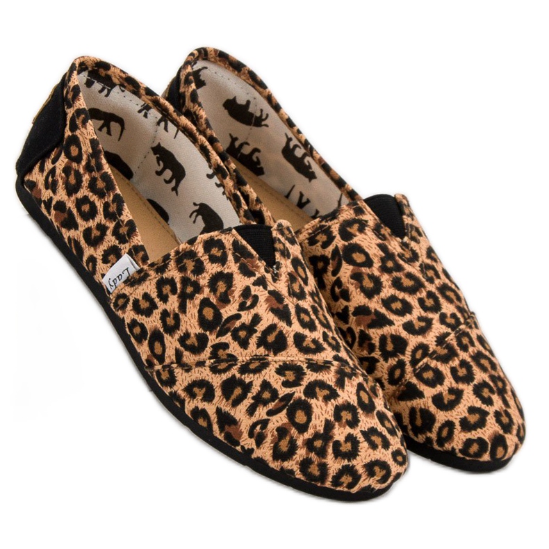 L. Day Spotted Slipons brown 2