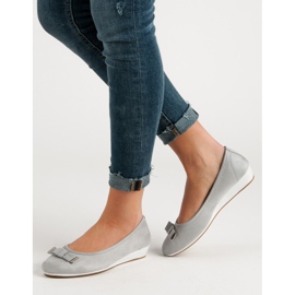 Vinceza Ballerina With Bow grey 2