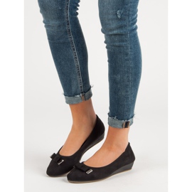 Vinceza Ballerina With Bow black 1