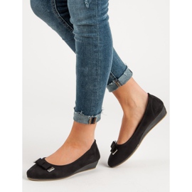 Vinceza Ballerina With Bow black 2