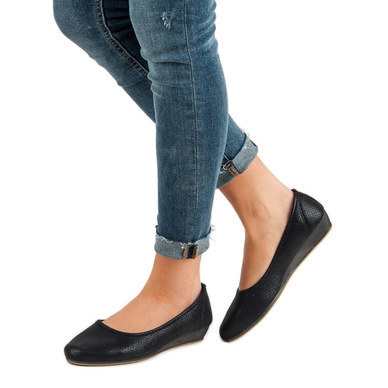 Vinceza Comfortable ballerinas black 2