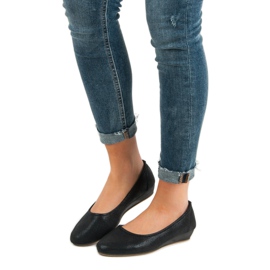 Vinceza Comfortable ballerinas black 1