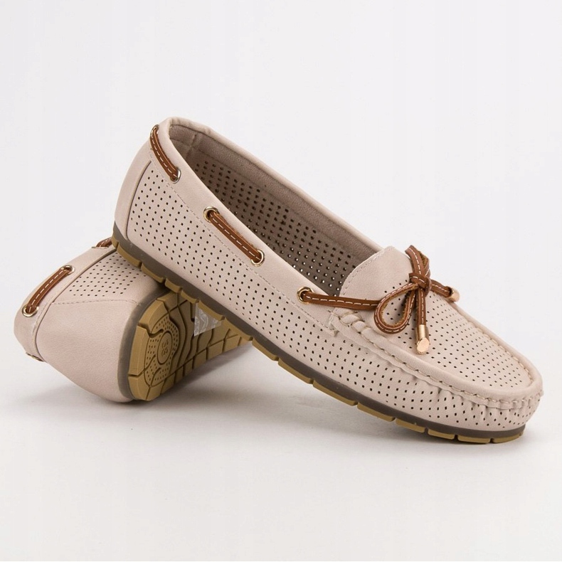 Kylie Comfortable loafers beige 1