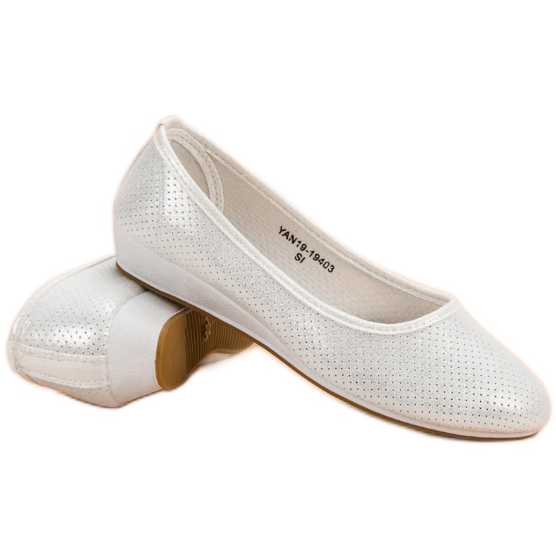 Vinceza Comfortable ballerinas grey 1