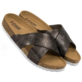Kylie Comfortable Gray Slippers grey 2