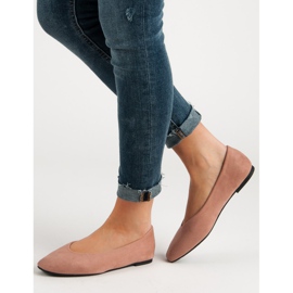 Seastar Powder Suede Ballerinas pink 2 Seastar Powder Suede Ballerinas pink 2