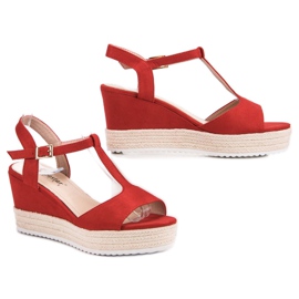 Seastar Espadrilles Red Sandals 2