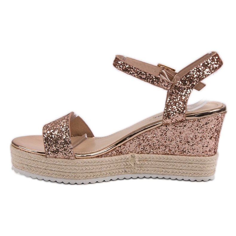 Seastar Comfortable wedge sandals yellow 1