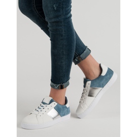Comfortable Sports Shoes white blue 2