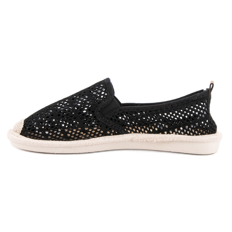 Lace Slip On Sneakers black 2