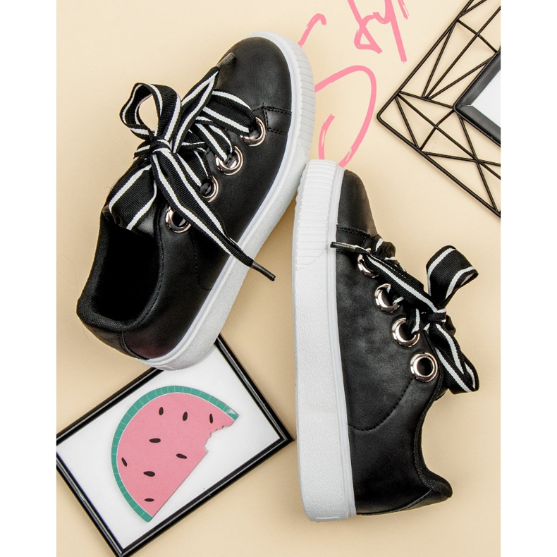 Sport Shoes With Glitter black 1