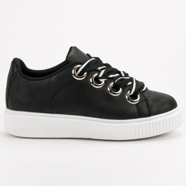 Sport Shoes With Glitter black 2