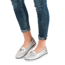 Filippo Comfortable Leather Loafers grey 2 Filippo Comfortable Leather Loafers grey 2