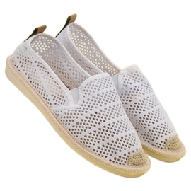 Lace Slip On Sneakers white 1