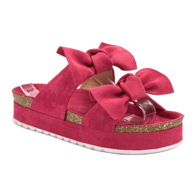 Seastar Slippers With Bows pink 1