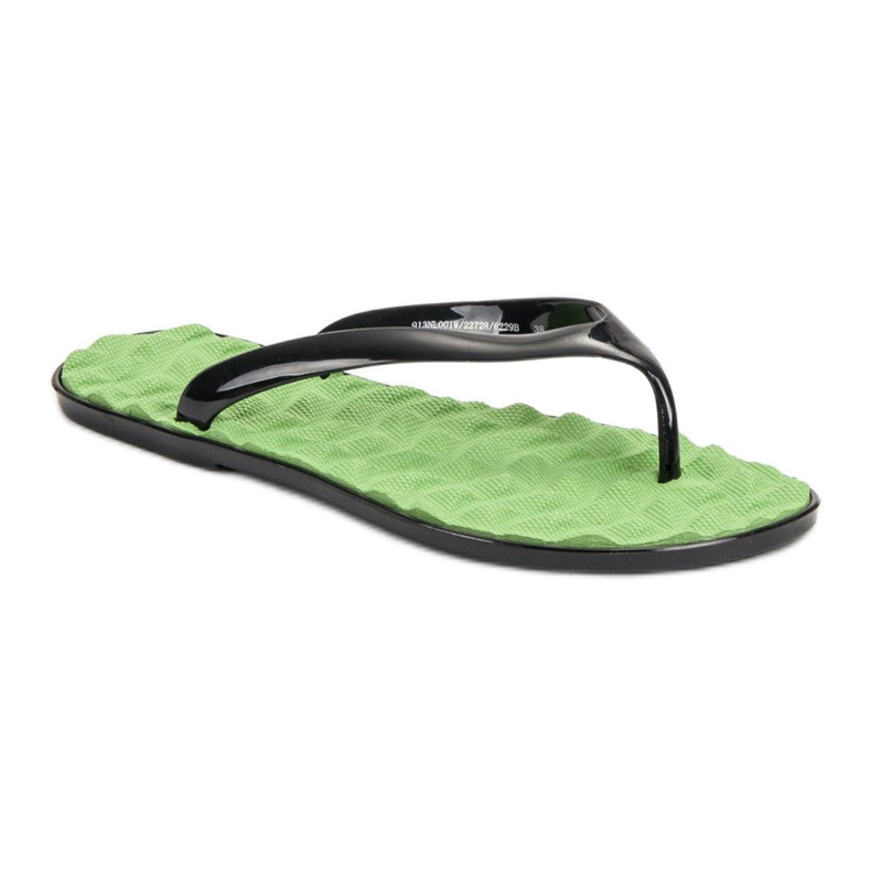 SHELOVET Rubber flip-flops green 1