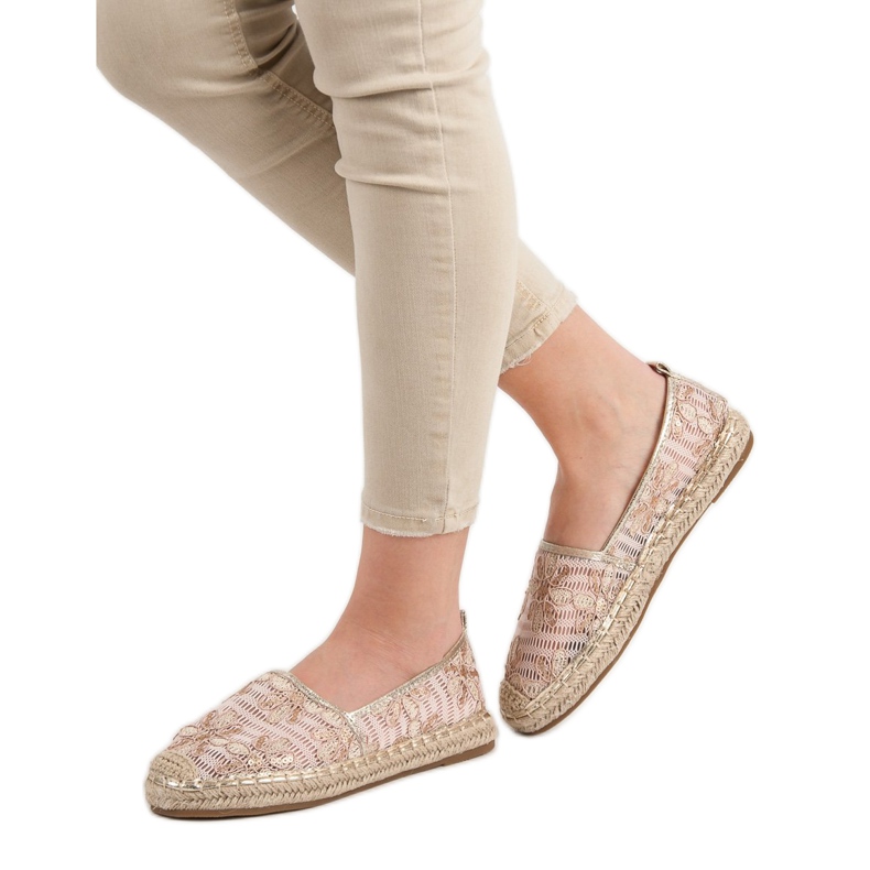 Lucky Shoes Lacy Espadrilles In Flowers pink 2