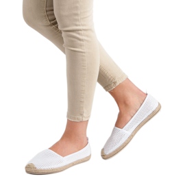 Seastar White Textile Espadrilles 2