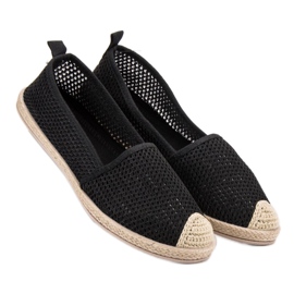 Seastar Black Textile Espadrilles 2