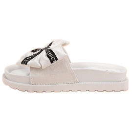 Seastar Suede Women's Slippers white 1