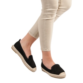 Lucky Shoes Black Openwork Lords 2