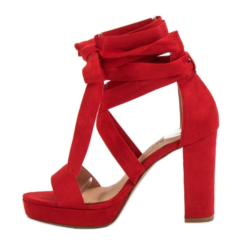 Seastar Tied Sandals On The Platform red 1