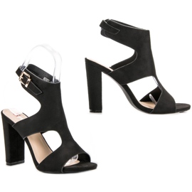 Seastar Elegant Suede Sandals black 2