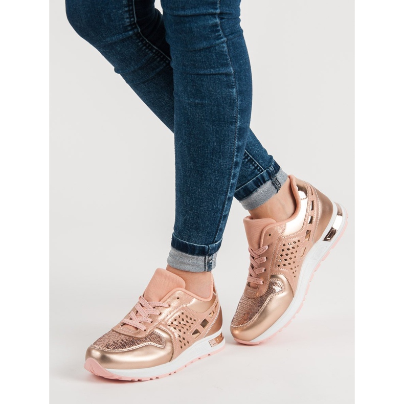 Sport Shoes With Sequins pink 1