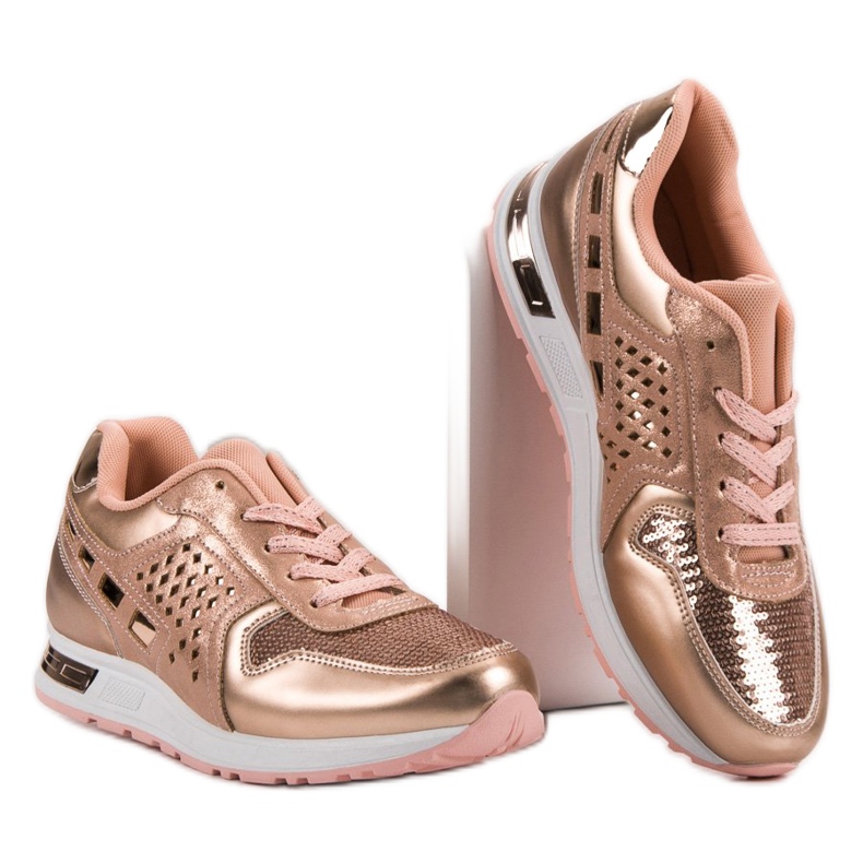 Sport Shoes With Sequins pink 2