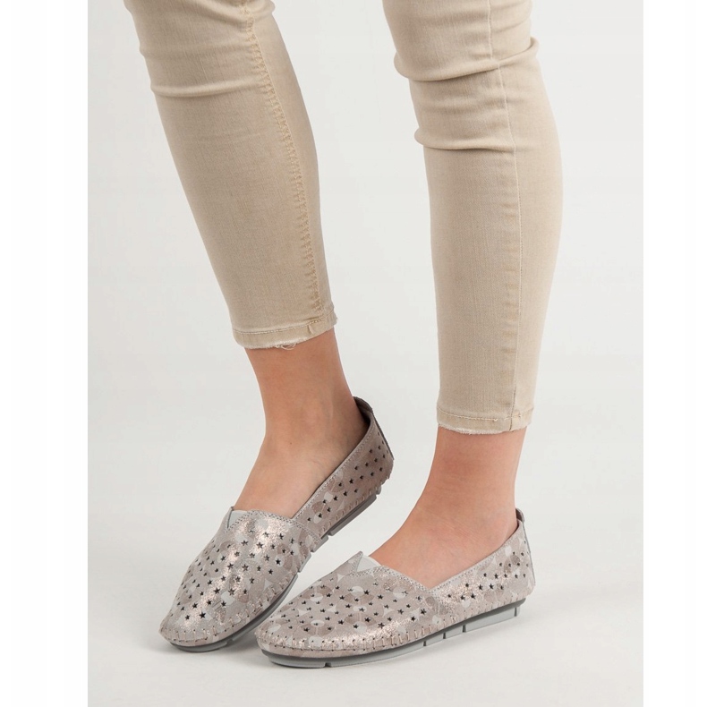 Kylie Leather Women's Shoes beige 1