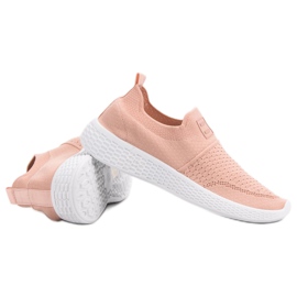 Weide Fashionable Textile Footwear pink 1