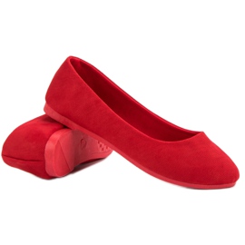 Seastar Comfortable ballerinas red 2