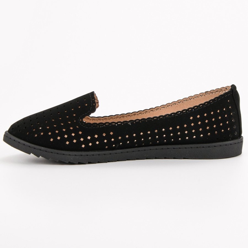 SHELOVET Openwork Lords black 1