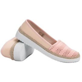 SHELOVET Textile Espadrilles pink 1