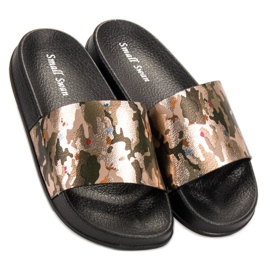 SHELOVET Moro slippers yellow 2