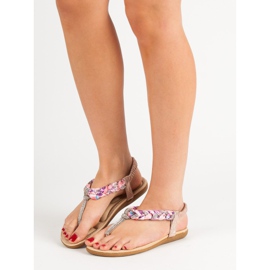 Cm Paris Fashionable Japanese sandals pink 2