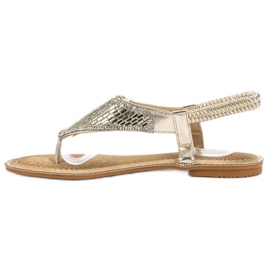 Encor Golden Japanese Sandals 1