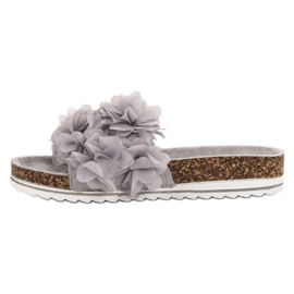 Seastar Fashionable Gray Slippers grey 2 Seastar Fashionable Gray Slippers grey 2