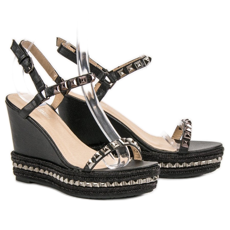 BIG DREAMS Rock Wedge Sandals black 1