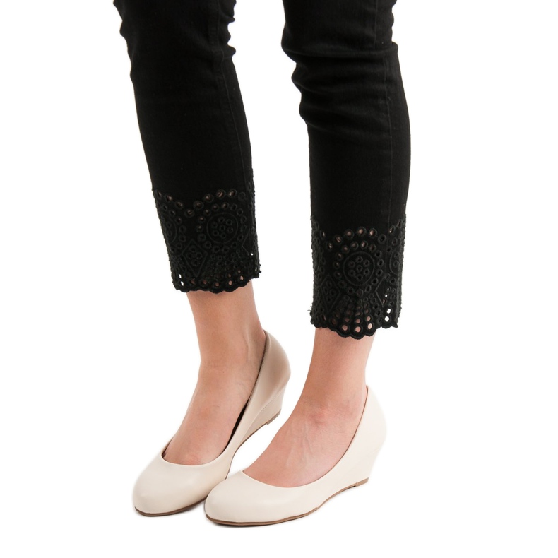 Small Swan Wedge Pumps brown 2