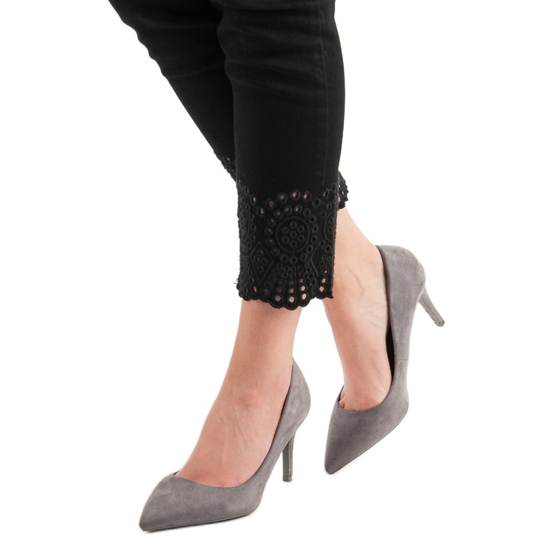 Small Swan Gray high heels grey 1