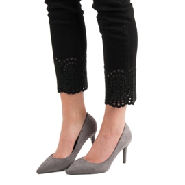 Small Swan Gray high heels grey 2