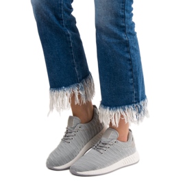 SHELOVET Fashionable Textile Footwear grey 2