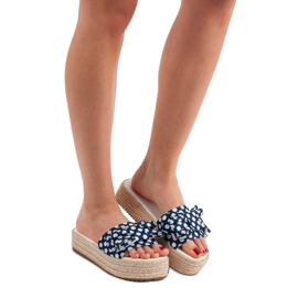 Seastar Dotted Slippers blue 1