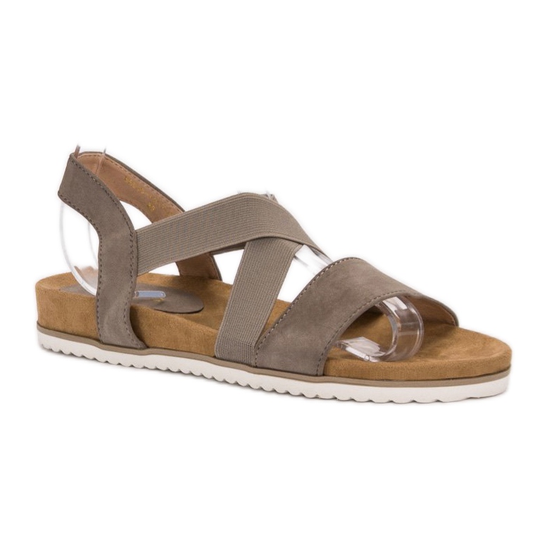 Evento Women's Slip-On Sandals brown 1