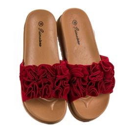 Primavera Red Slippers 1