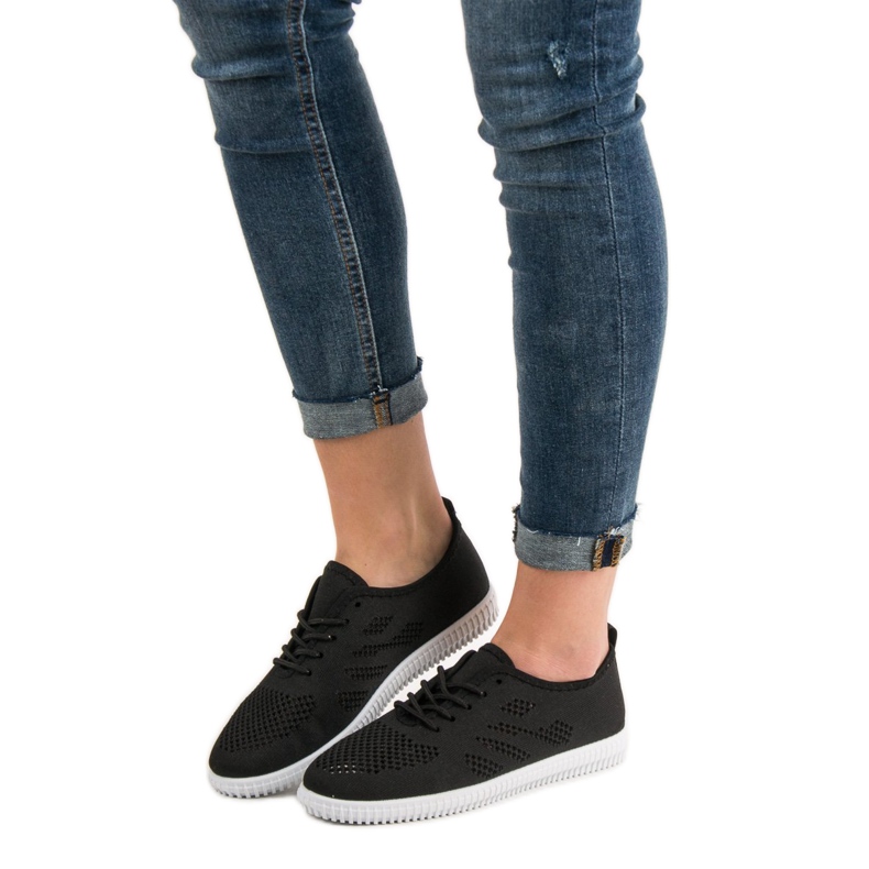 SHELOVET Textile Lace-up Footwear black 1