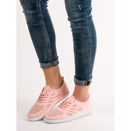 SHELOVET Textile Lace-up Footwear pink 2