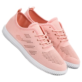 SHELOVET Textile Lace-up Footwear pink 1